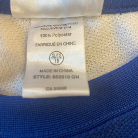 Quebec Nordiques Home Jersey Spellout Embroidered Youth XL NHL Hockey Mens Small - Picture 6 of 6